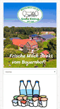Mobile Screenshot of milch-vom-hof.de
